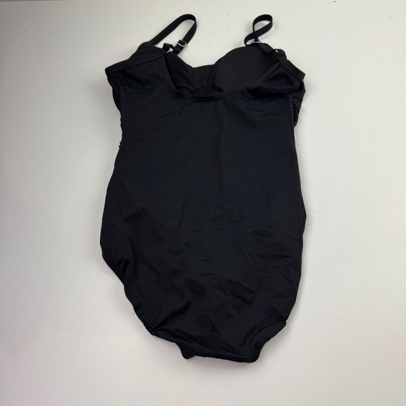 Jantzen Women's Black One Piece Bathing Suit Swimsuit - Picture 3 of 12